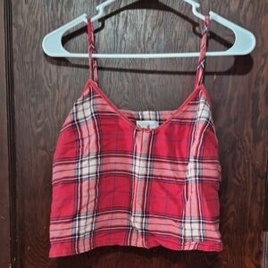 Colsie Red Plaid Camisole